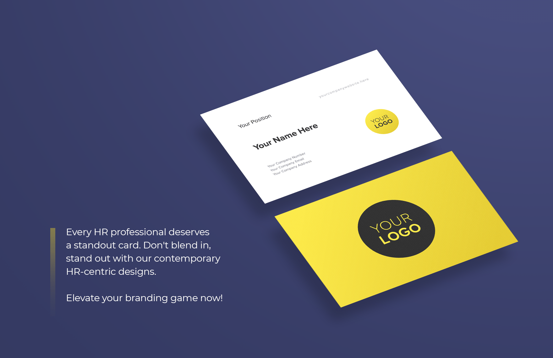 Financial Analyst Business Card Template