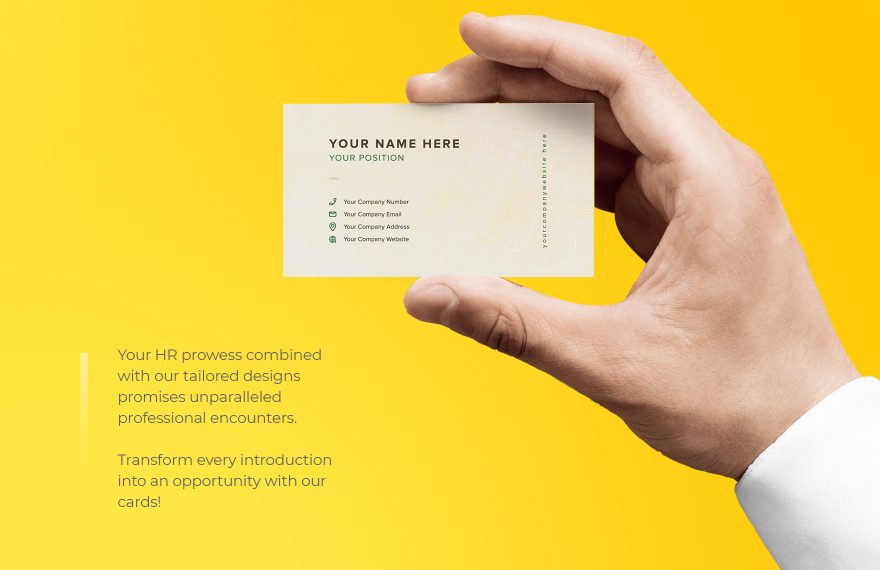 Environmental Health & Safety Officer Business Card Template