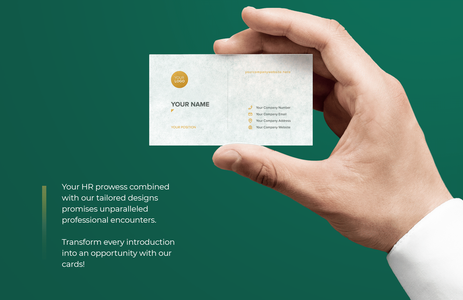 Supply Chain Manager Business Card Template