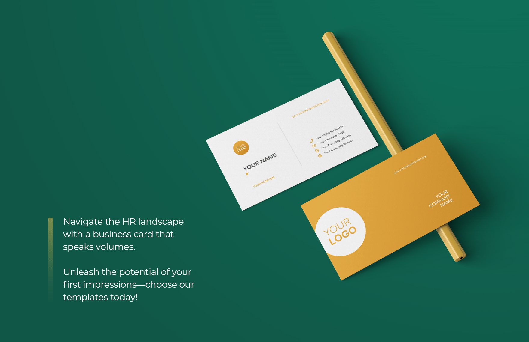 Supply Chain Manager Business Card Template