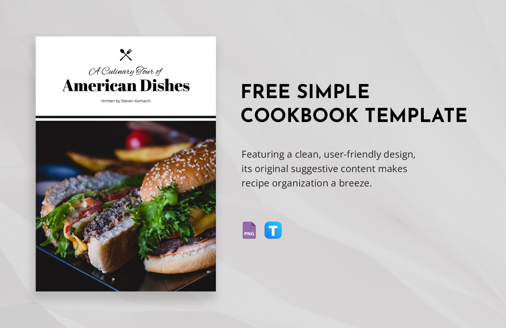 Free Simple Cookbook Template