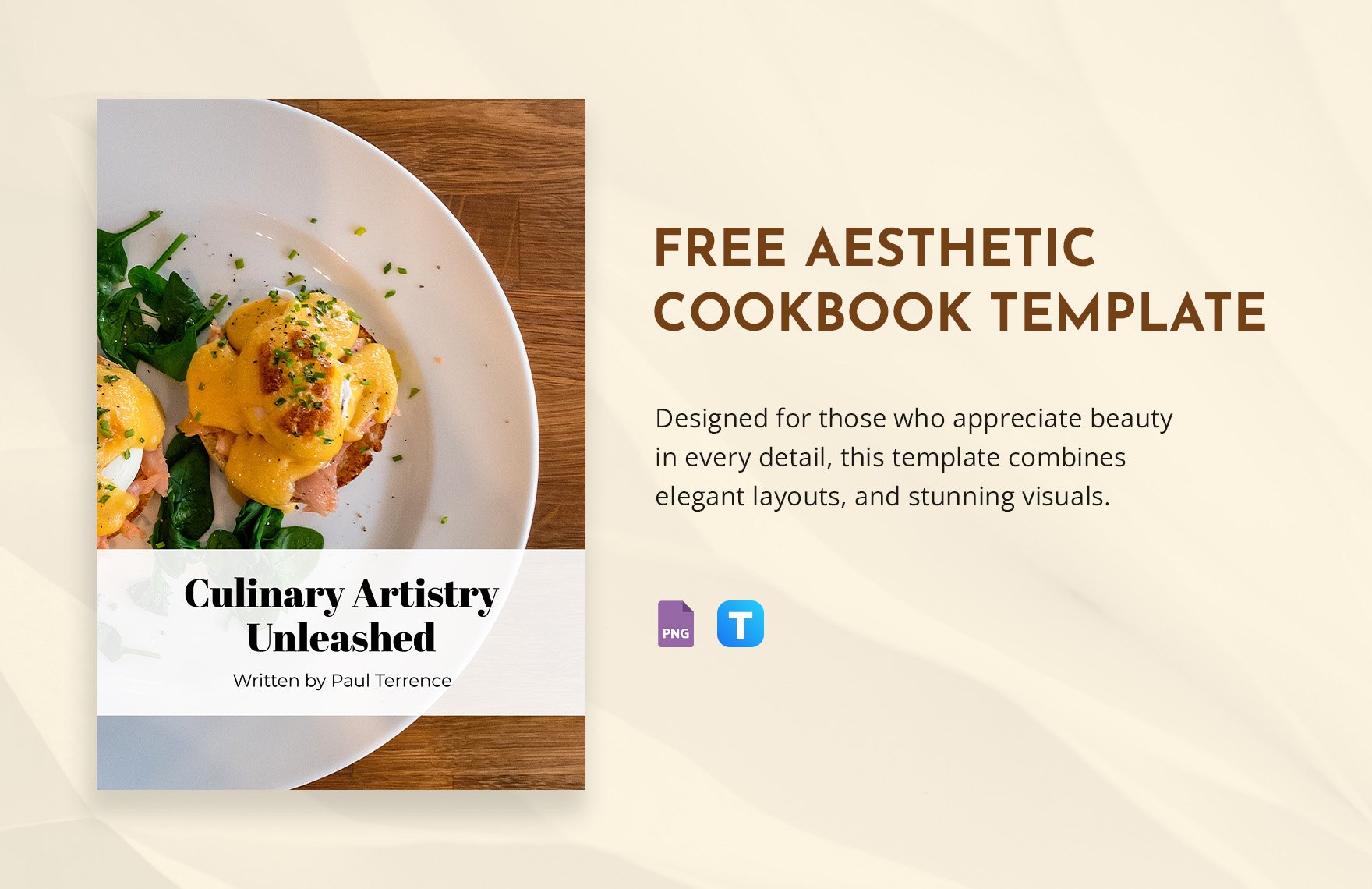 Free Aesthetic Cookbook Template