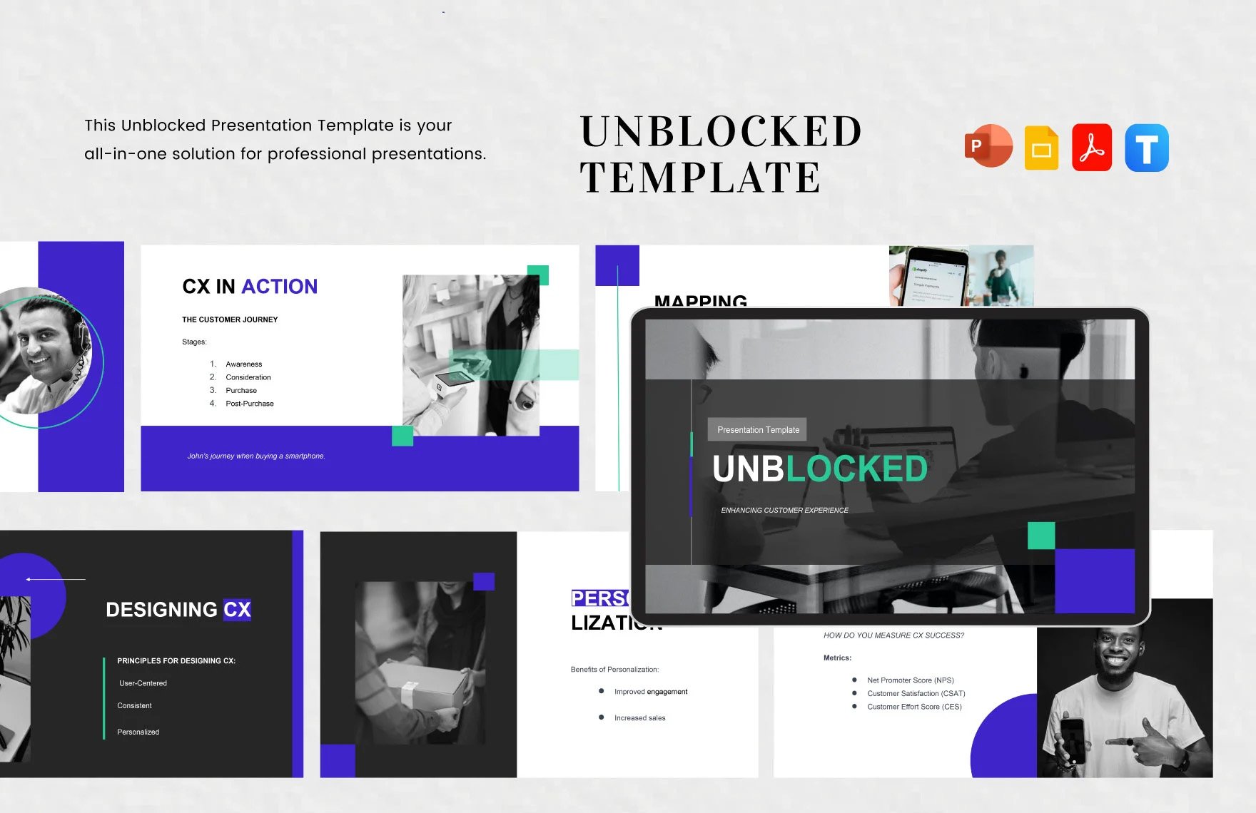 Free Unblocked Template in PDF, PowerPoint, Google Slides