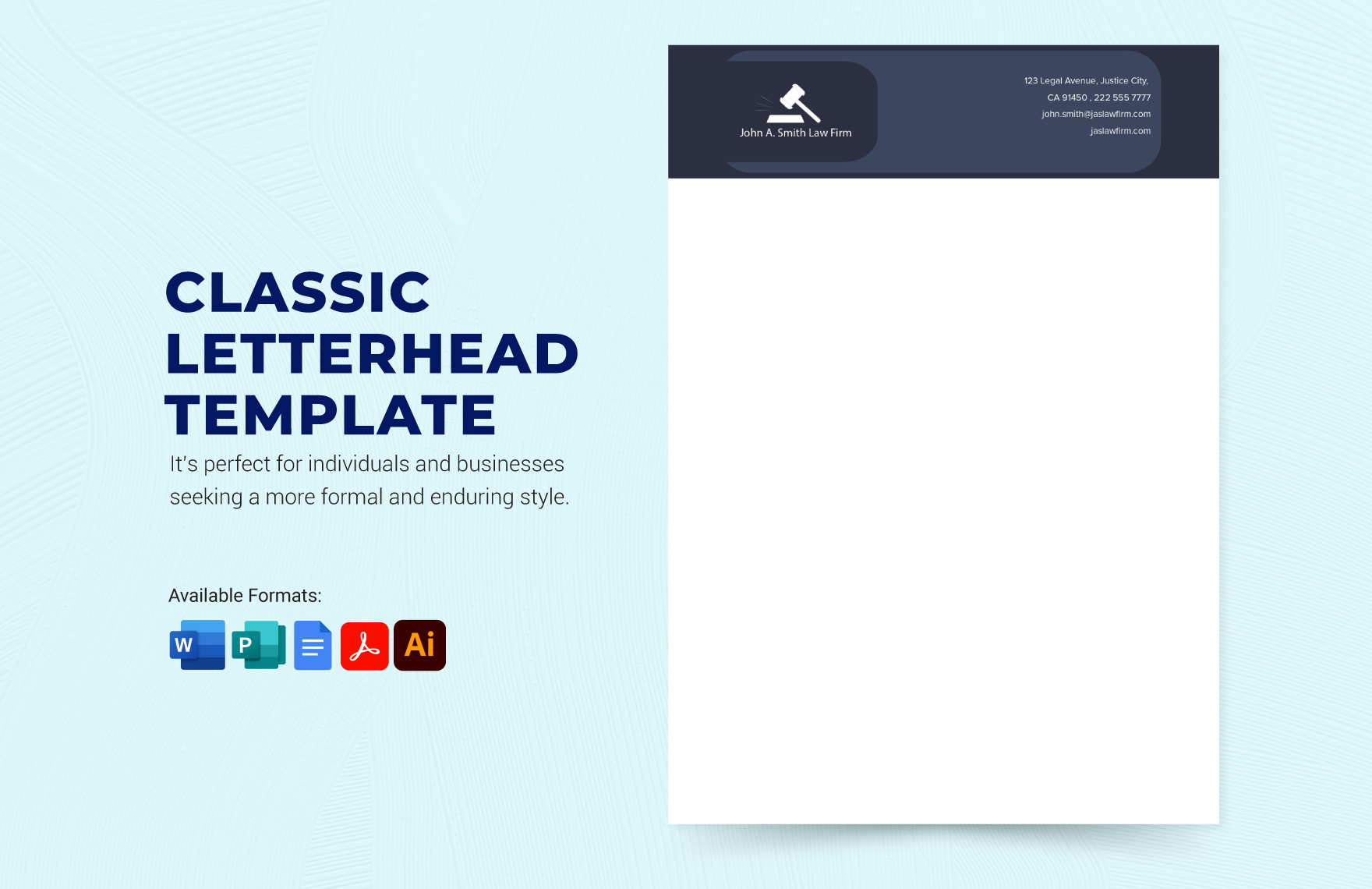 Classic Letterhead Template