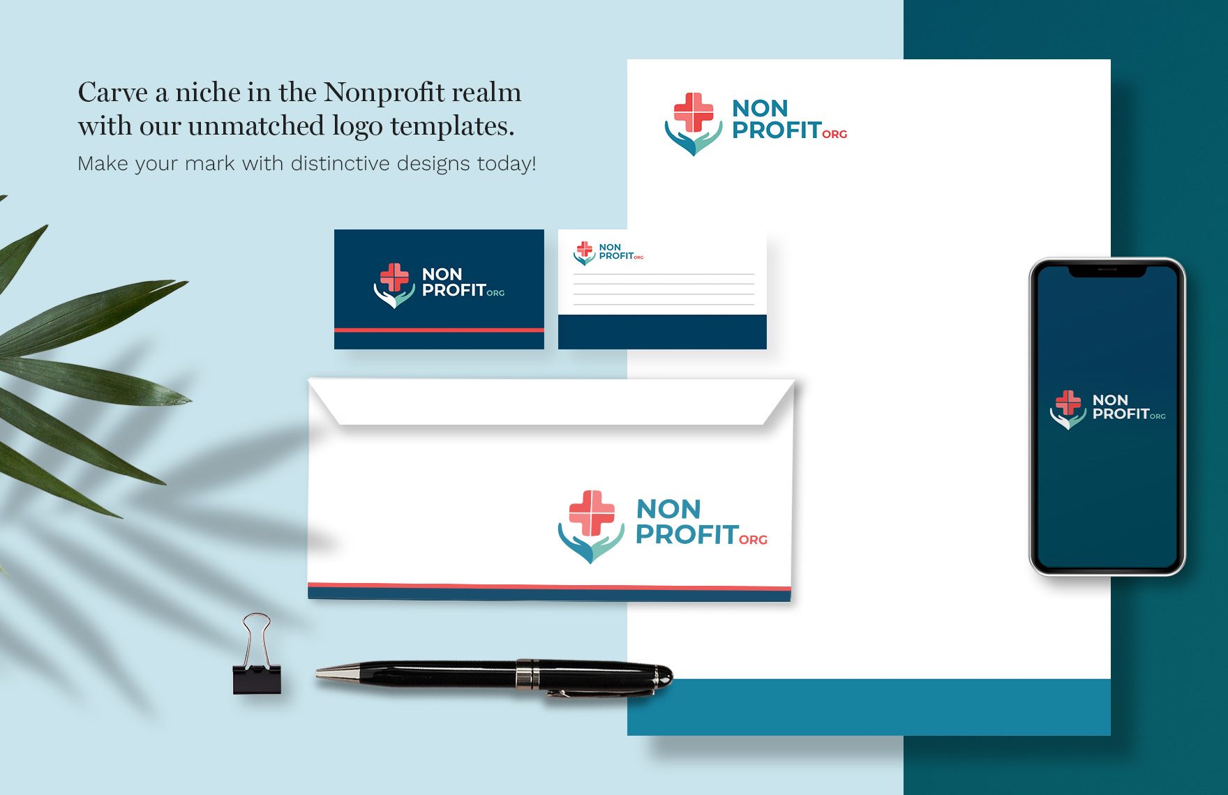 Nonprofit Health and Research Logo Template