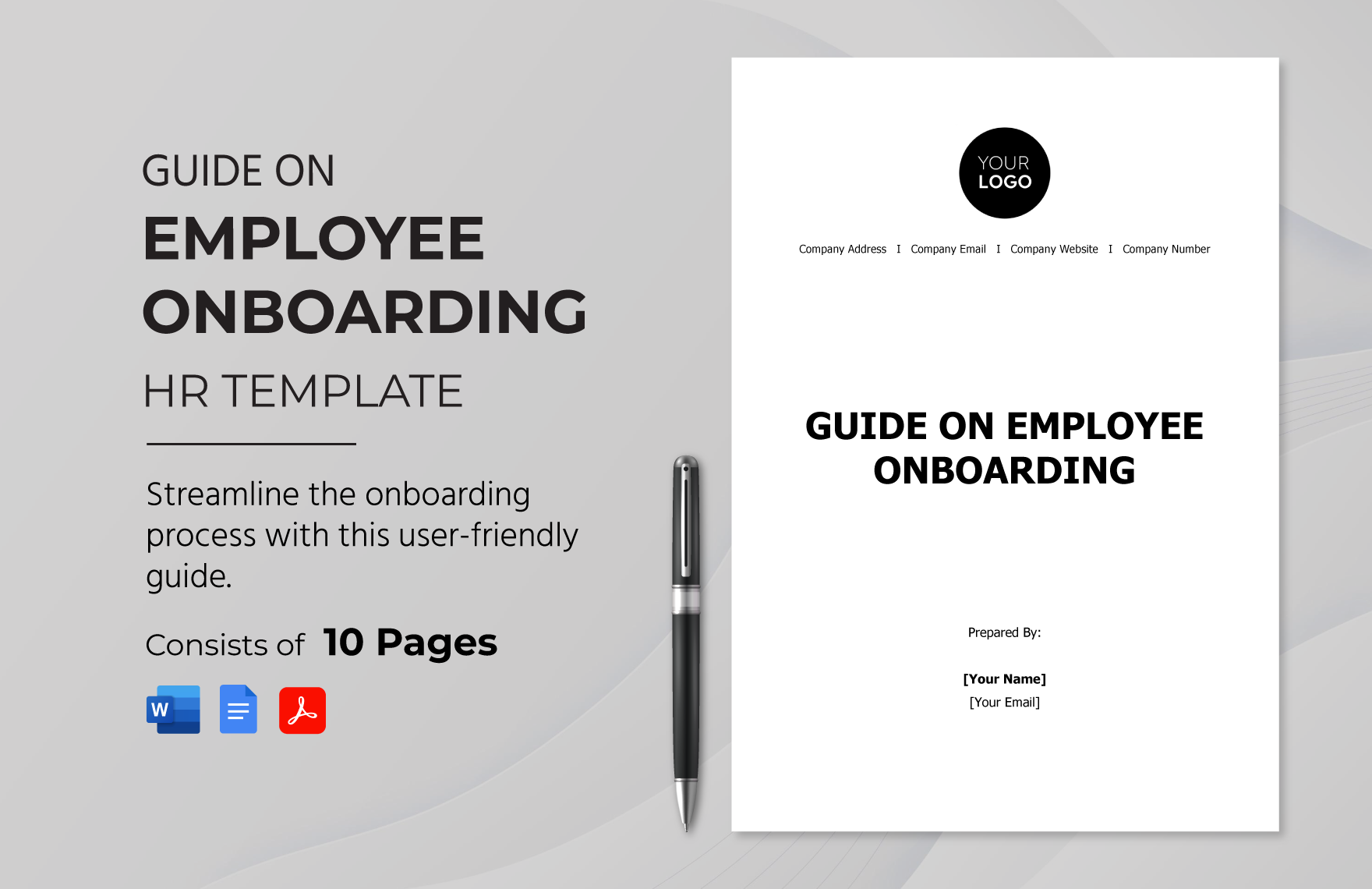 Guide on Employee Onboarding HR Template