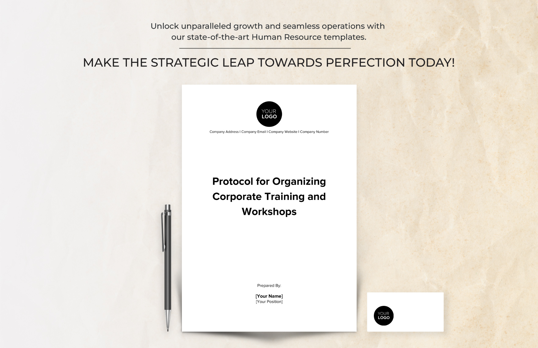 Protocol for Organizing Corporate Training and Workshops HR Template