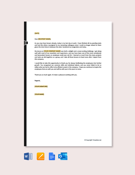 Reference Letter For Employee Leaving Template Google Docs Word 