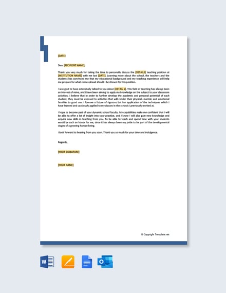 Thank you letter to recruiter for arranging interview sample