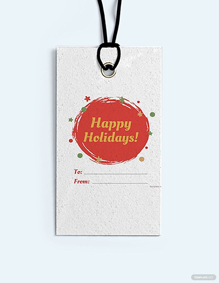 Holiday Label Template