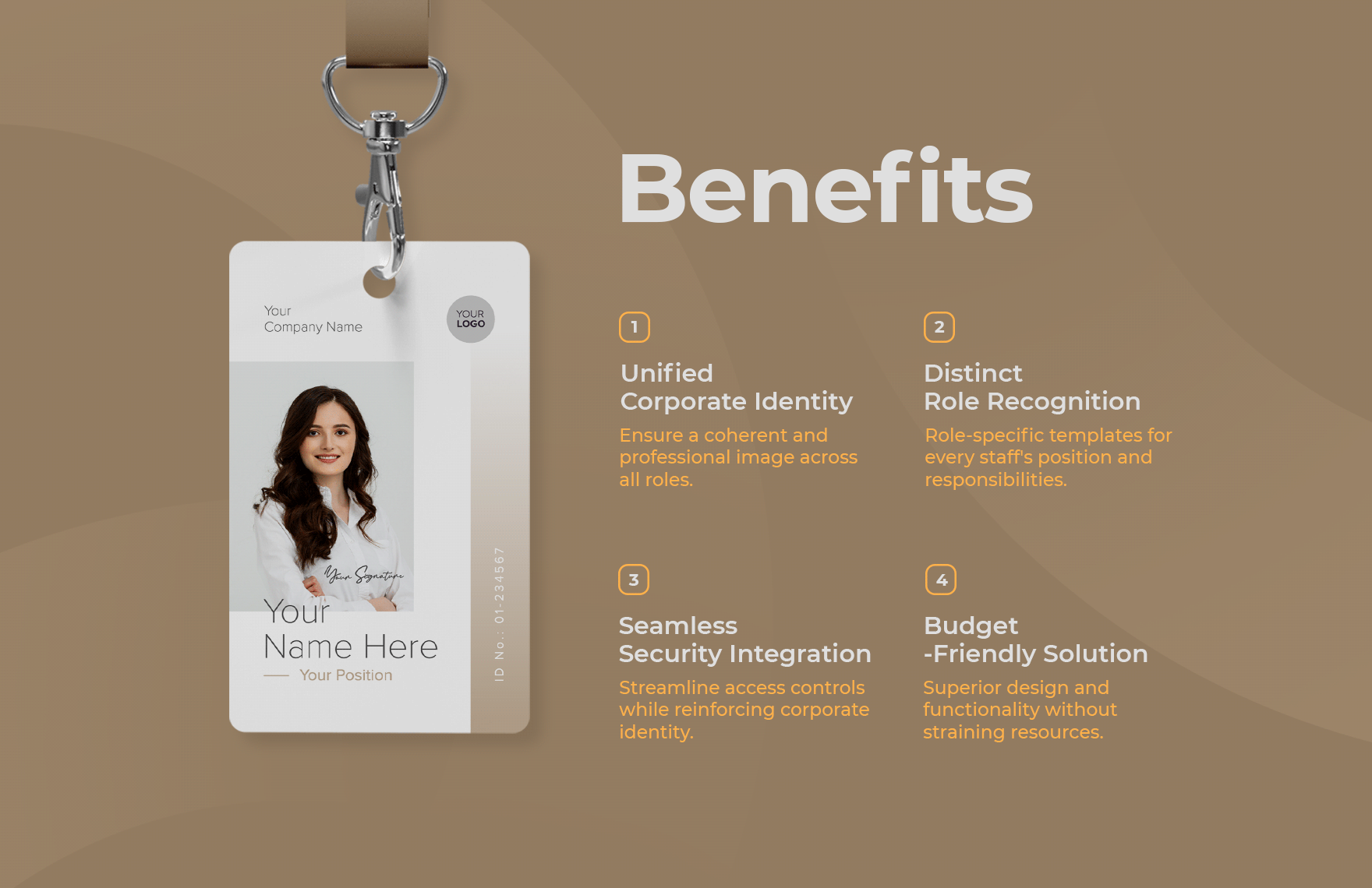 Product Manager ID Card Template