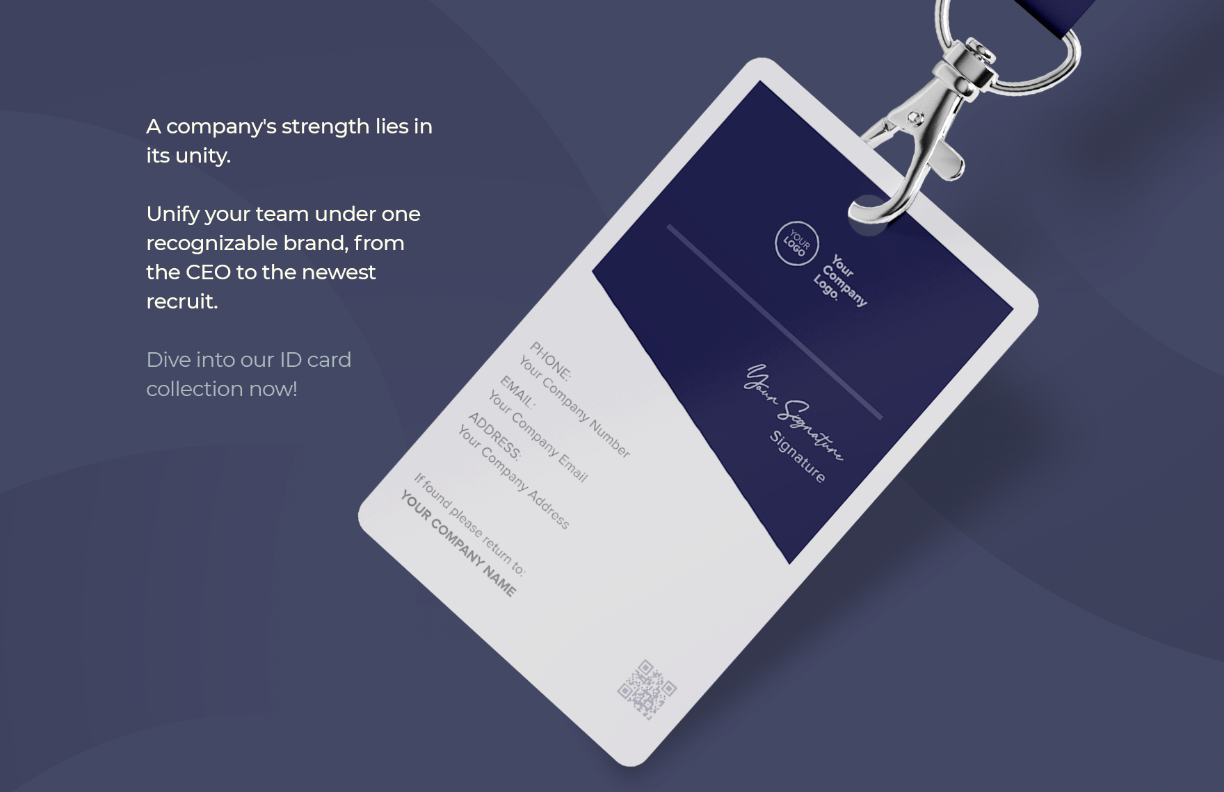 Legal Counsel ID Card Template