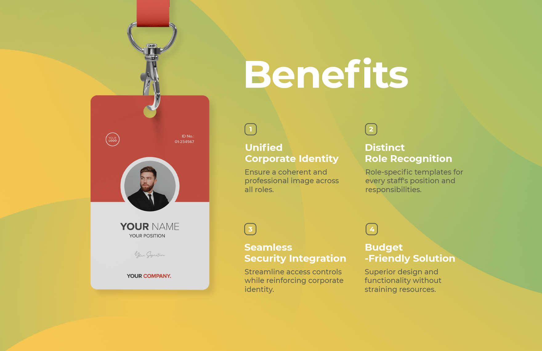 Operations Manager ID Card Template