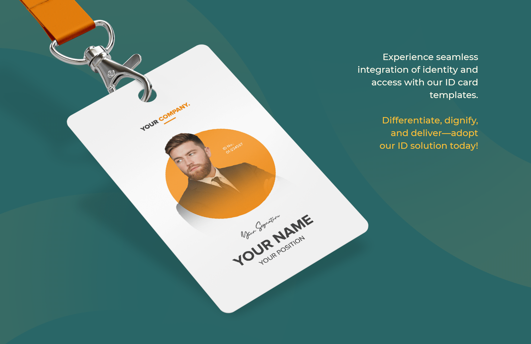 Environmental Health & Safety Officer ID Card Template