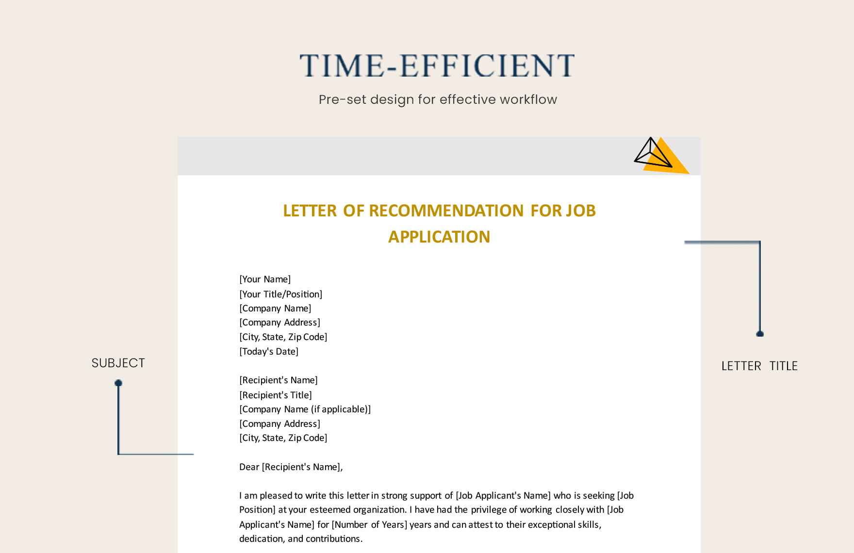 Letter Of Recommendation For Job Application