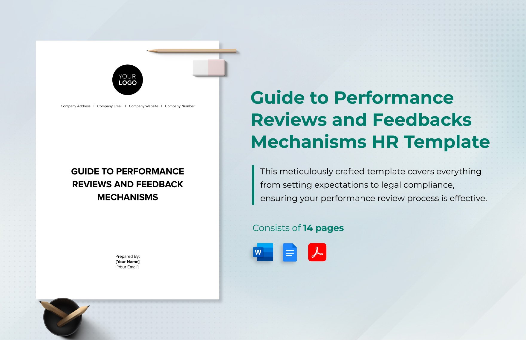 Guide to Performance Reviews and Feedback Mechanisms HR Template