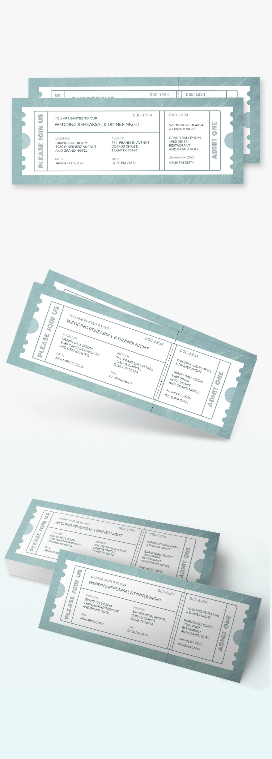 ticket templates 567 designs free downloads template net