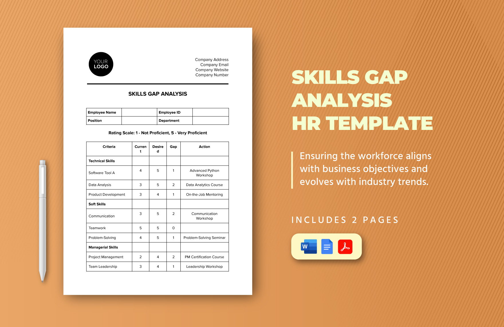 Page 6 Free GAP Analysis Templates Editable And Printable Page 6 Free GAP Analysis Templates Editable And Printable