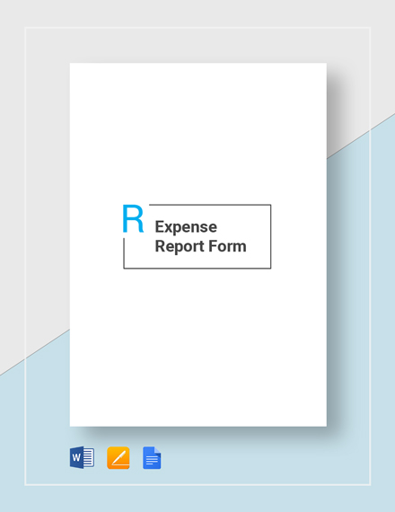 expense report form