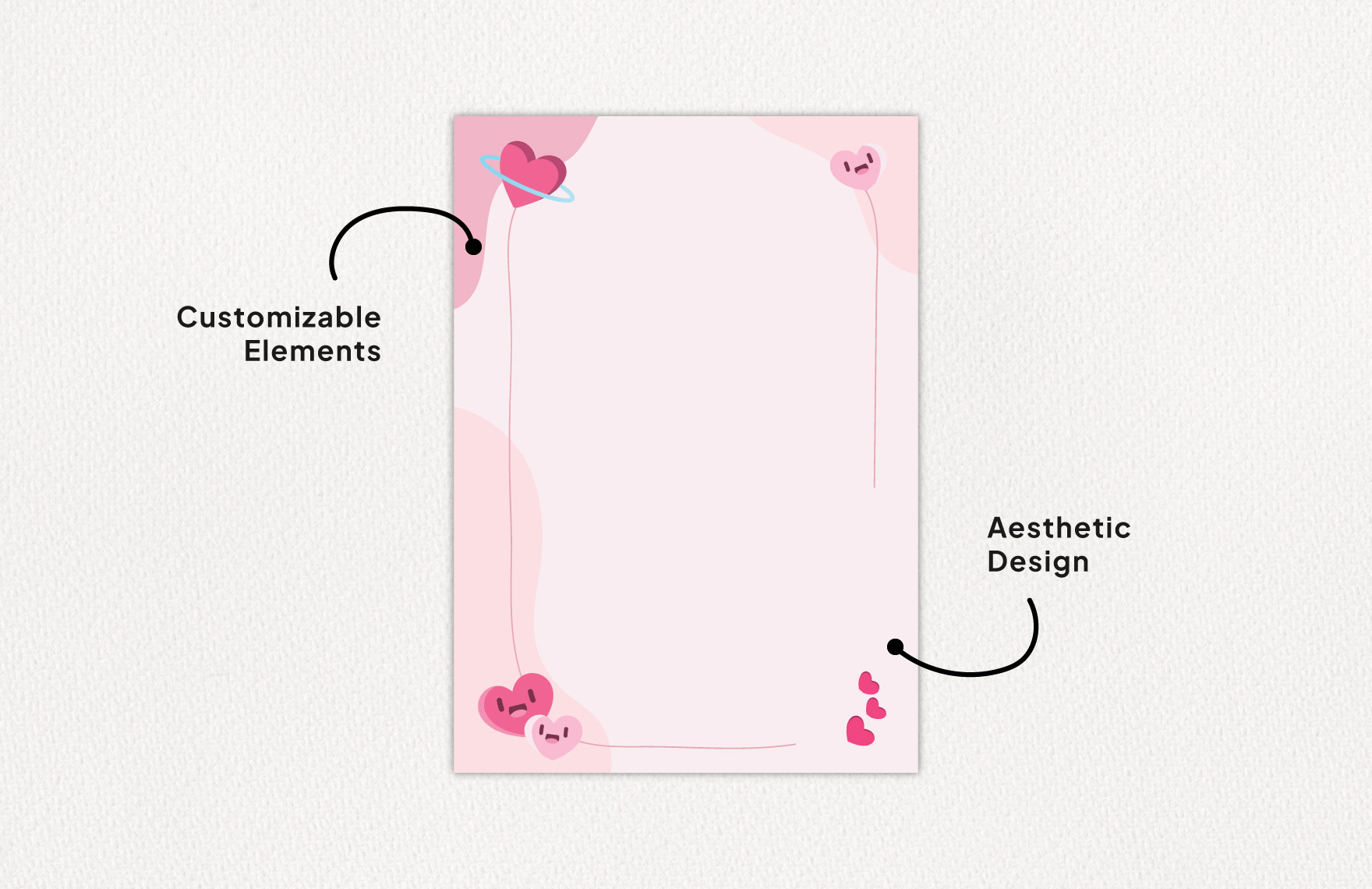 Cute Aesthetic Pink Template