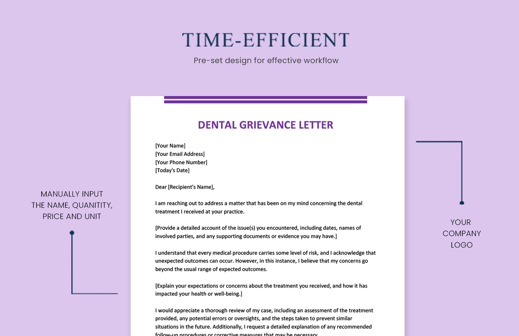 dental grievance letter