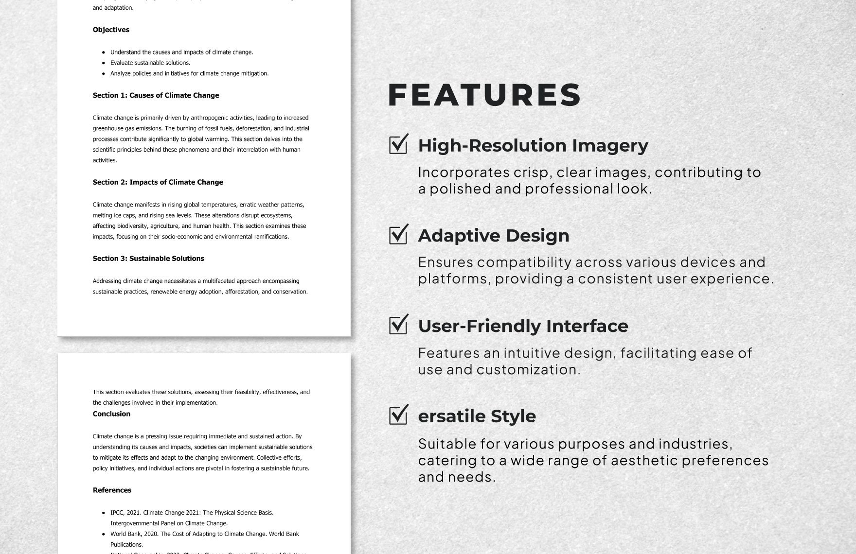 Aesthetic Assignment Template