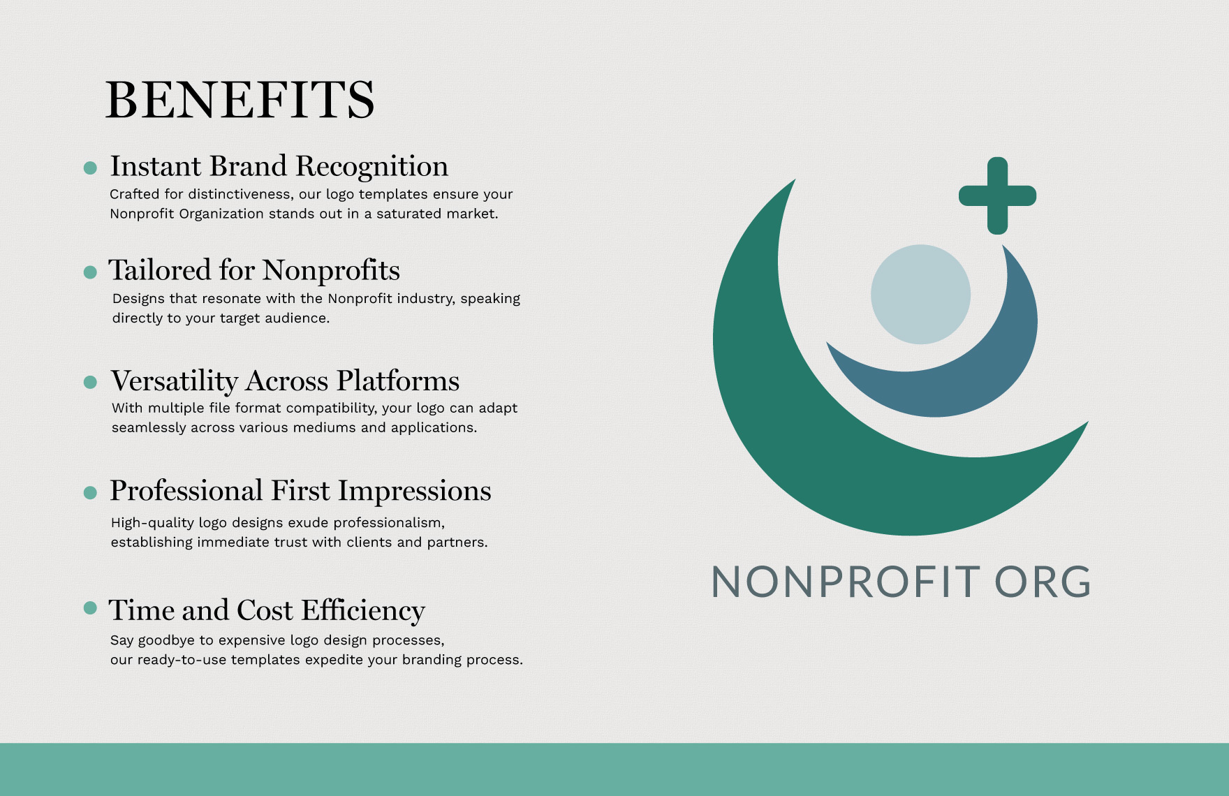Nonprofit International Aid Logo Template