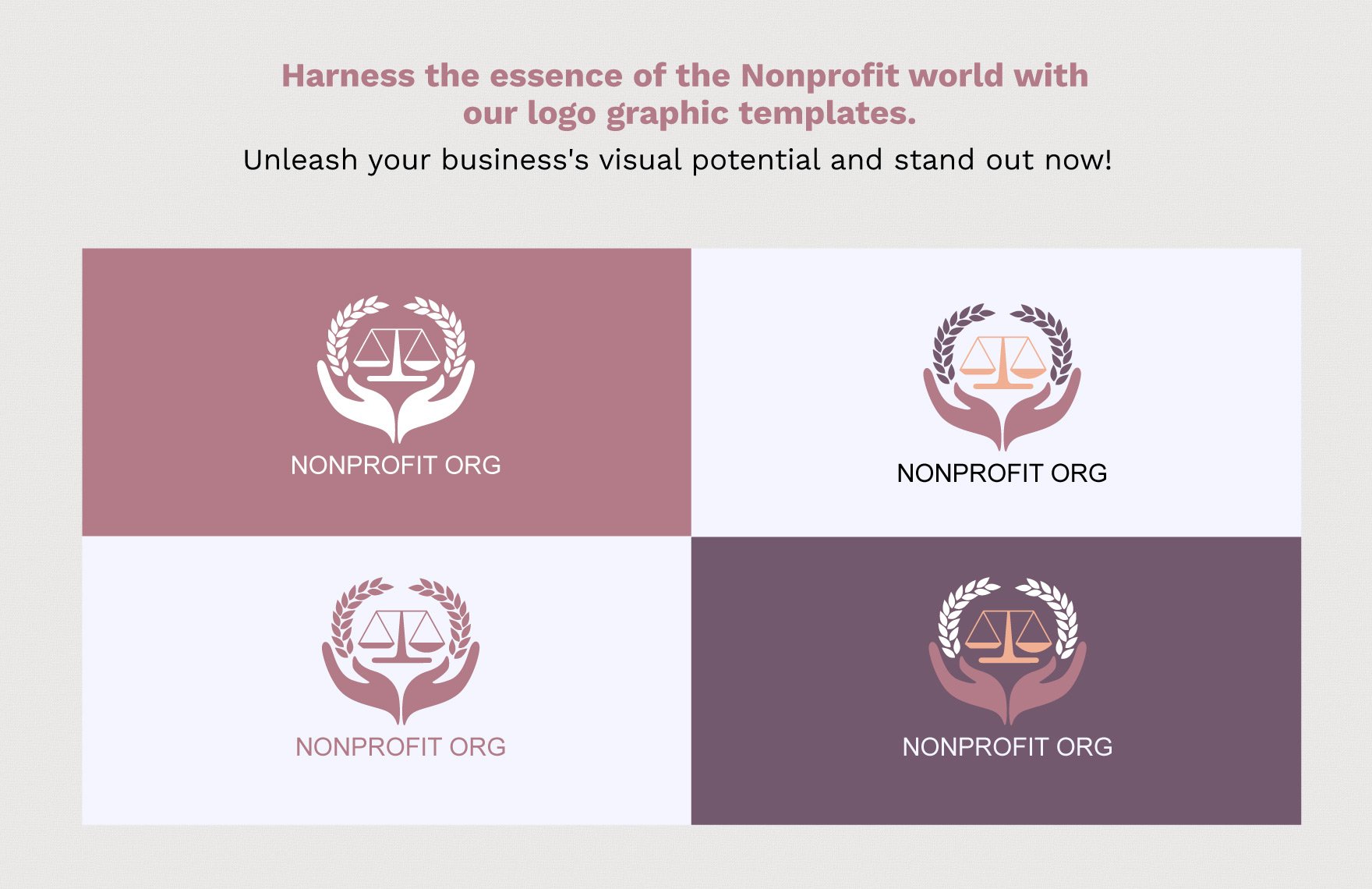 Nonprofit Civic and Advocacy Logo Template