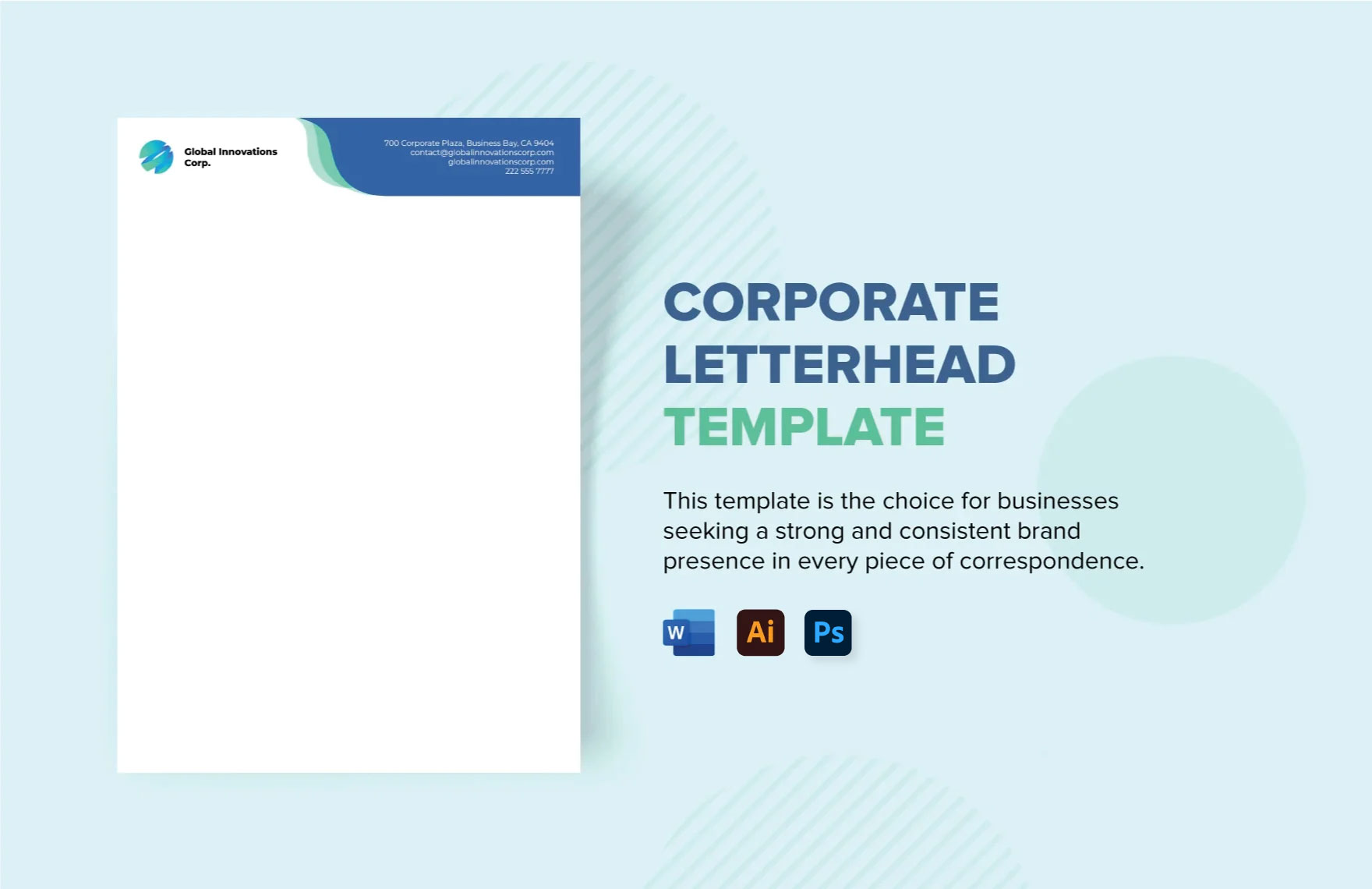 Corporate Letterhead Template