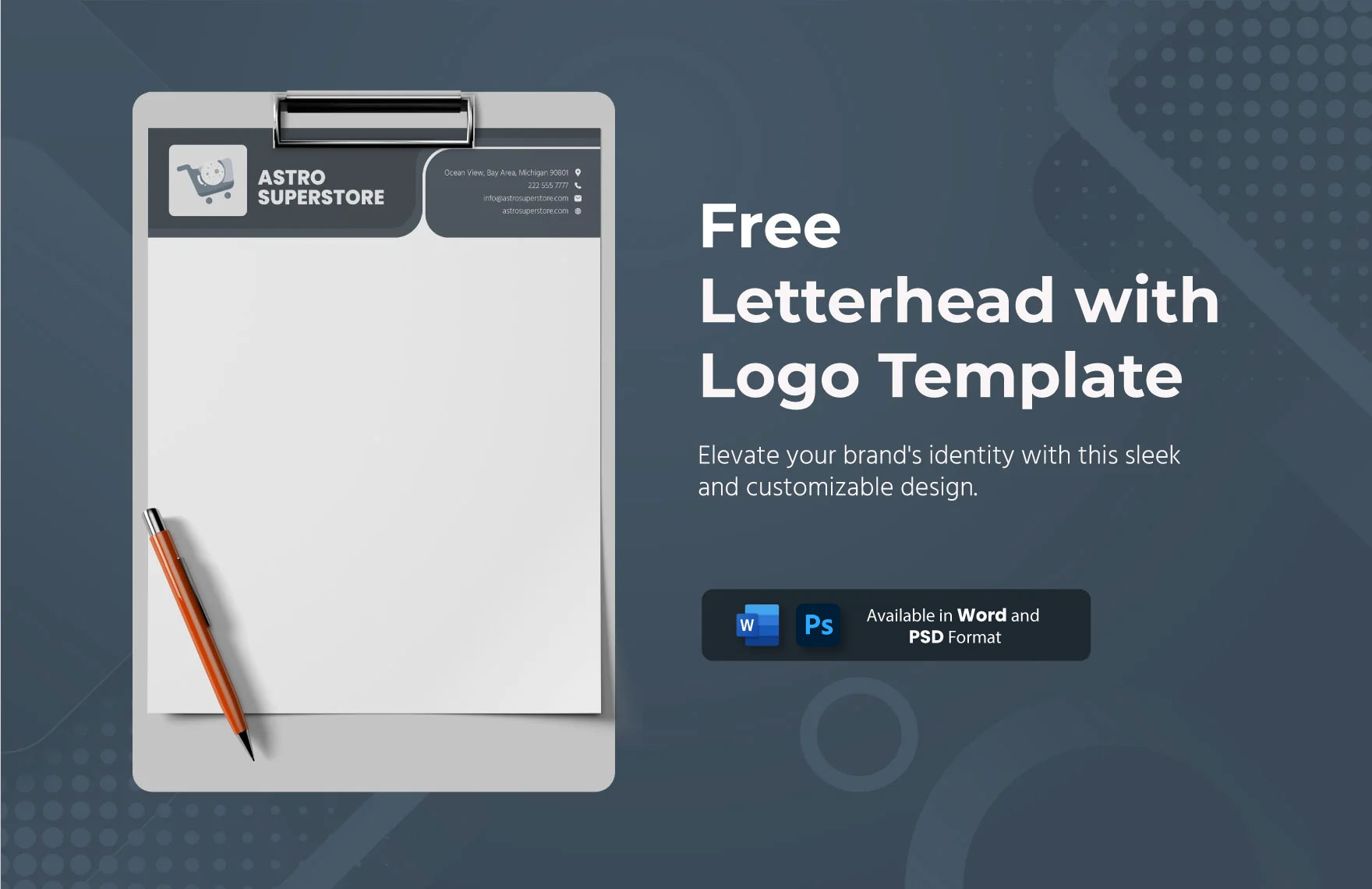Free Letterhead with Logo Template