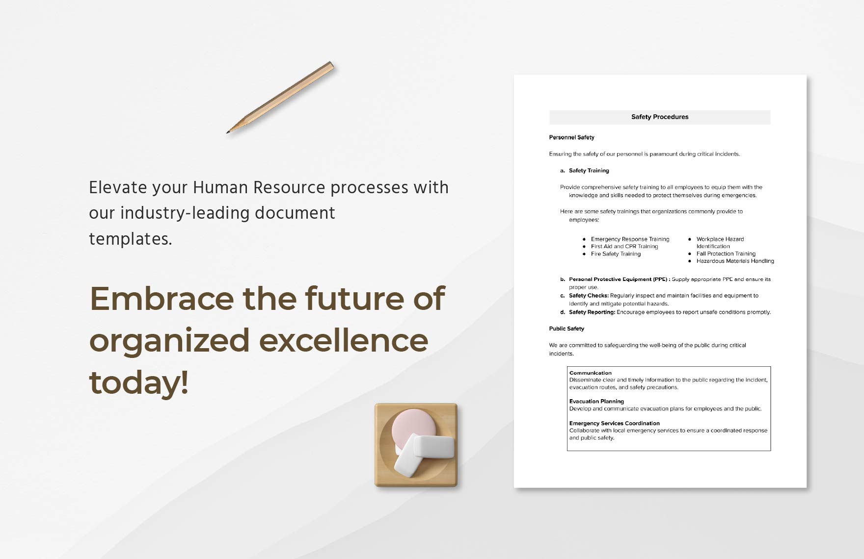 Critical Incident Performance Manual HR Template