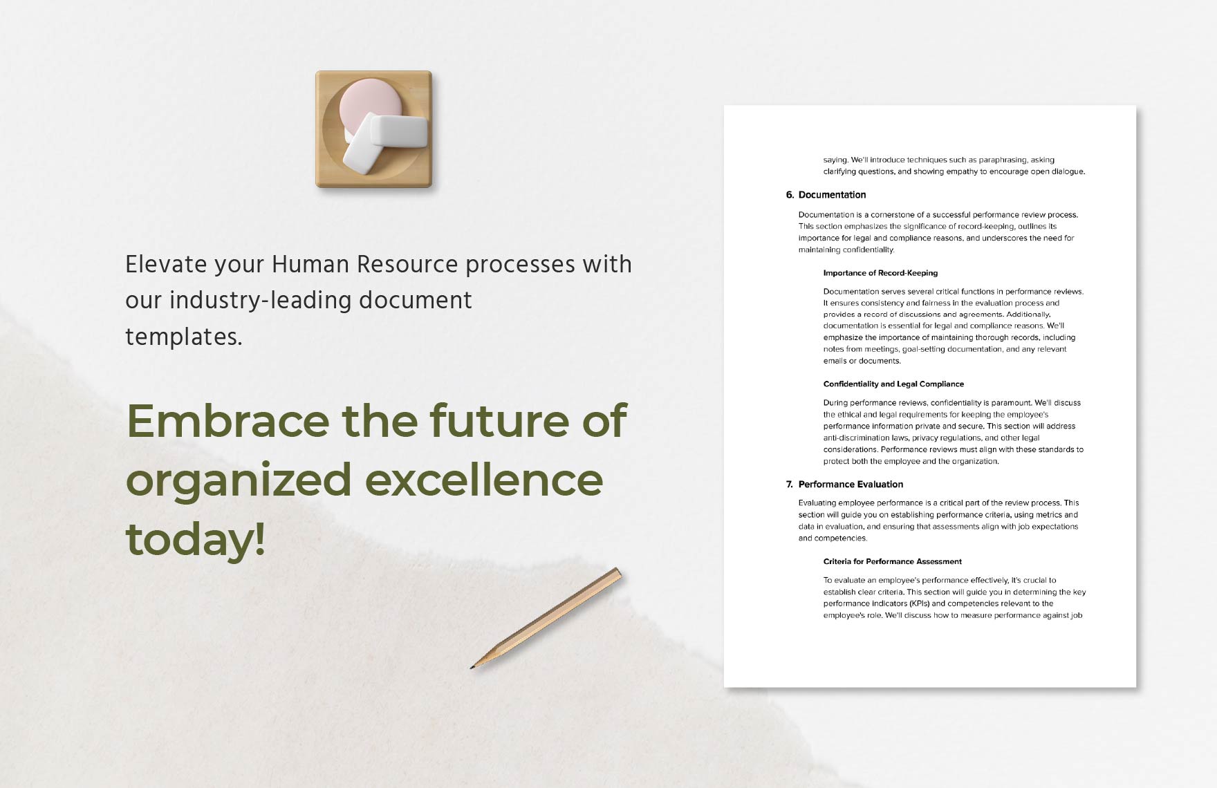Manager's Guide to Effective Performance Reviews HR Template