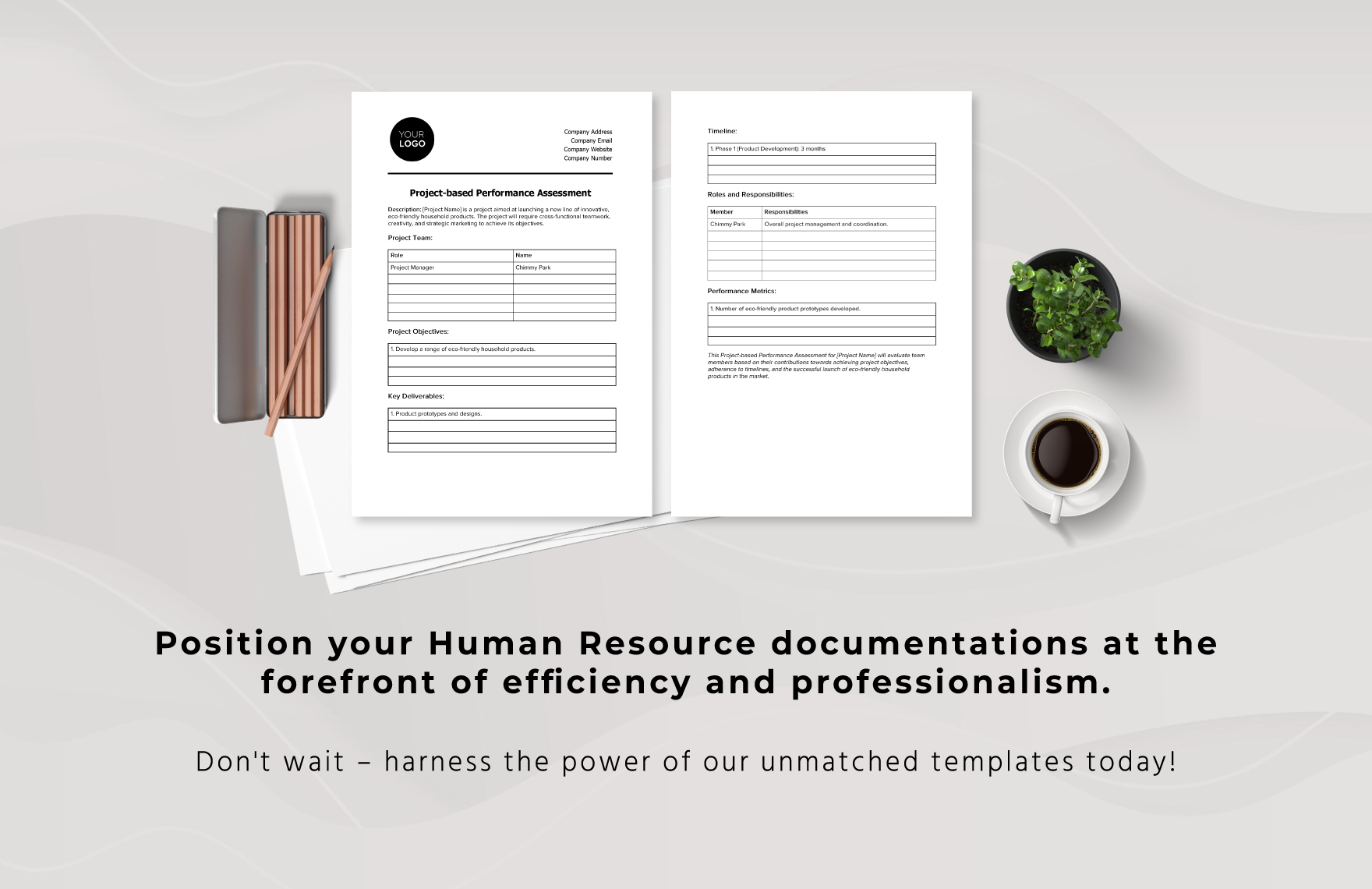 Project-based Performance Assessment HR Template