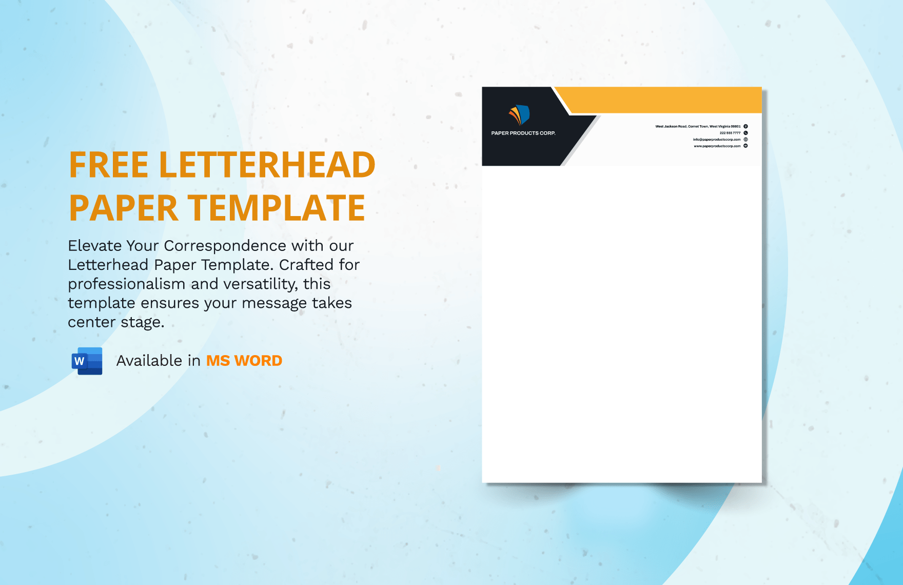 Letterhead Paper Template in Word - Download | Template.net