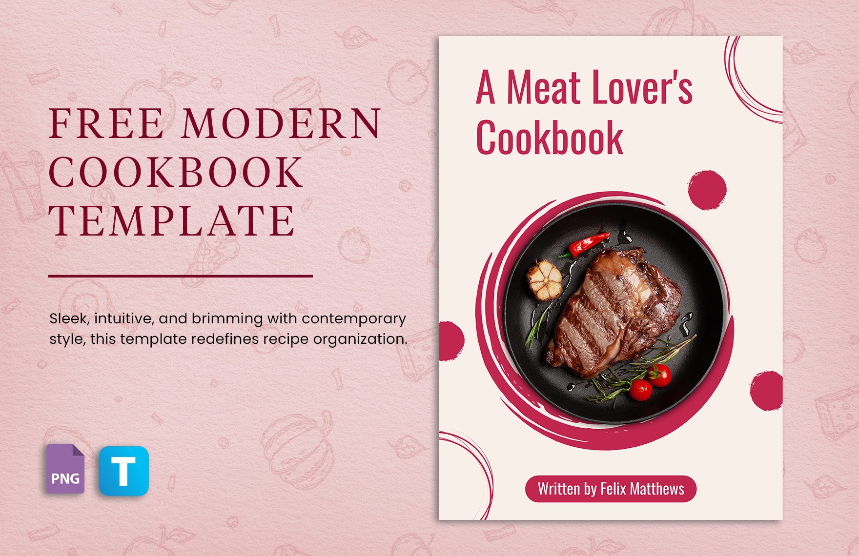 Free Modern Cookbook Template