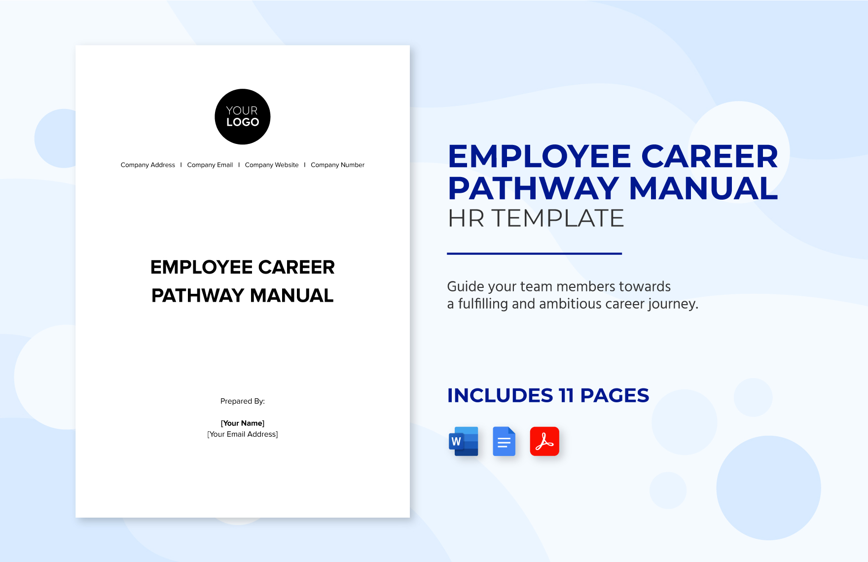 Employee Career Pathway Manual Template
