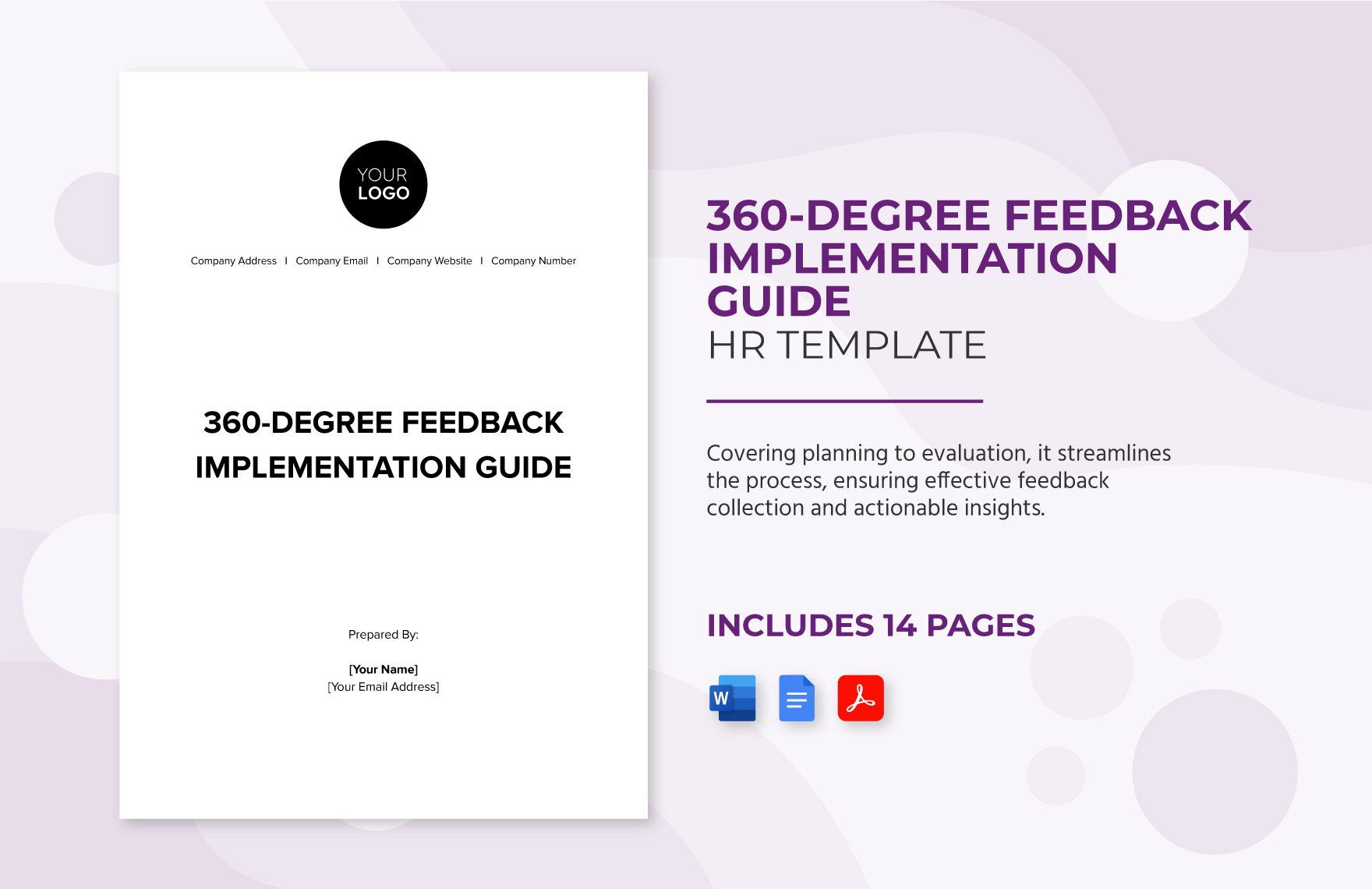 360-Degree Feedback Implementation Guide HR Template