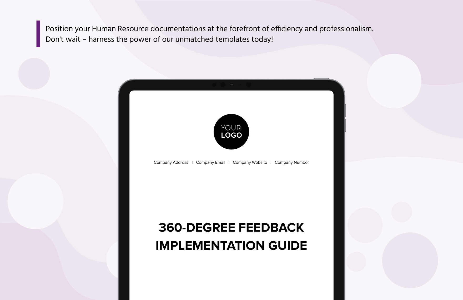 360-Degree Feedback Implementation Guide HR Template