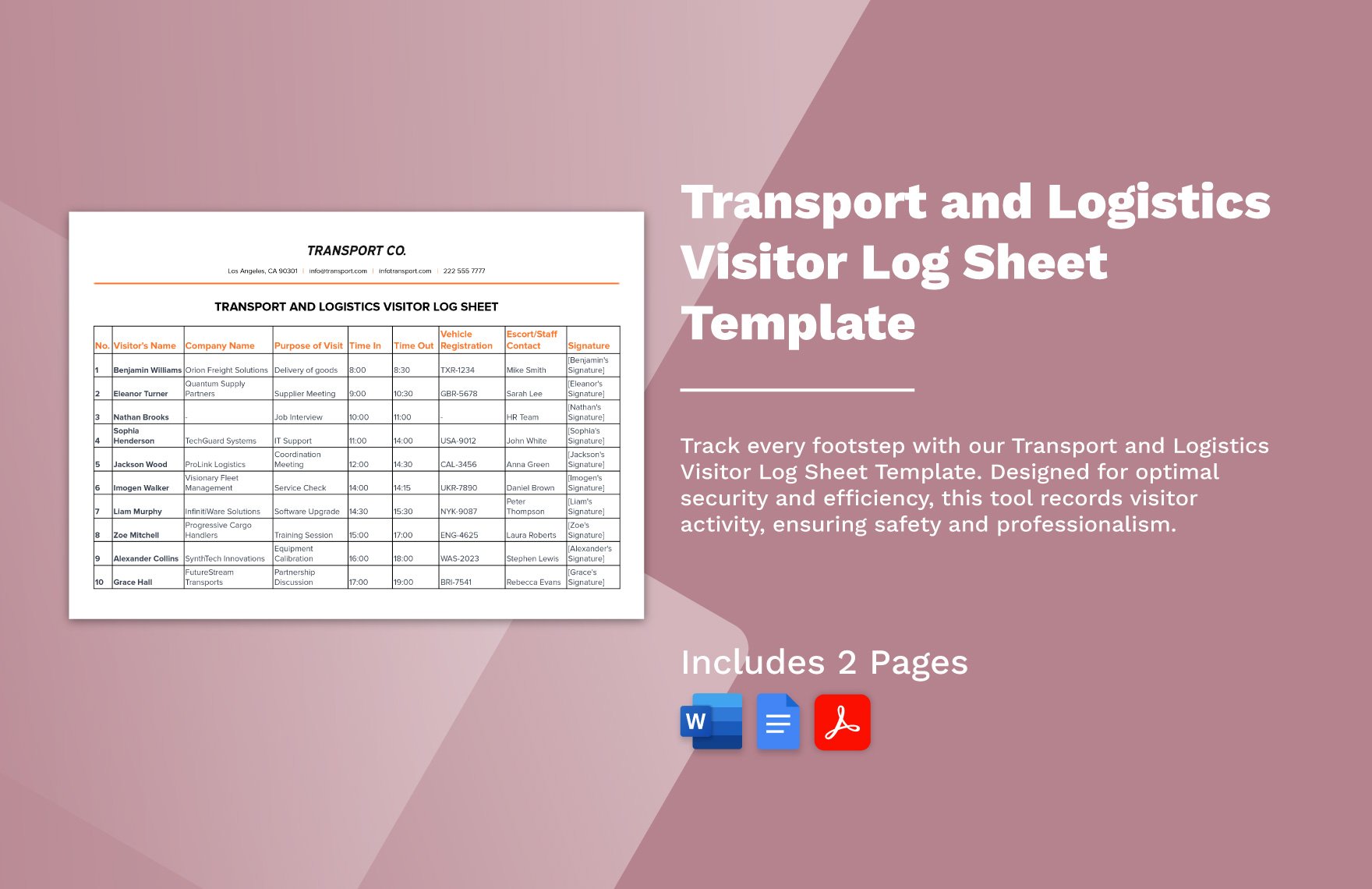 transport-and-logistics-visitor-log-sheet
