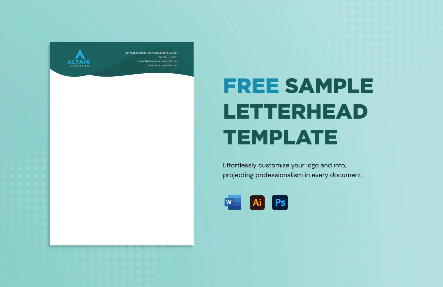 Free Sample Letterhead Template