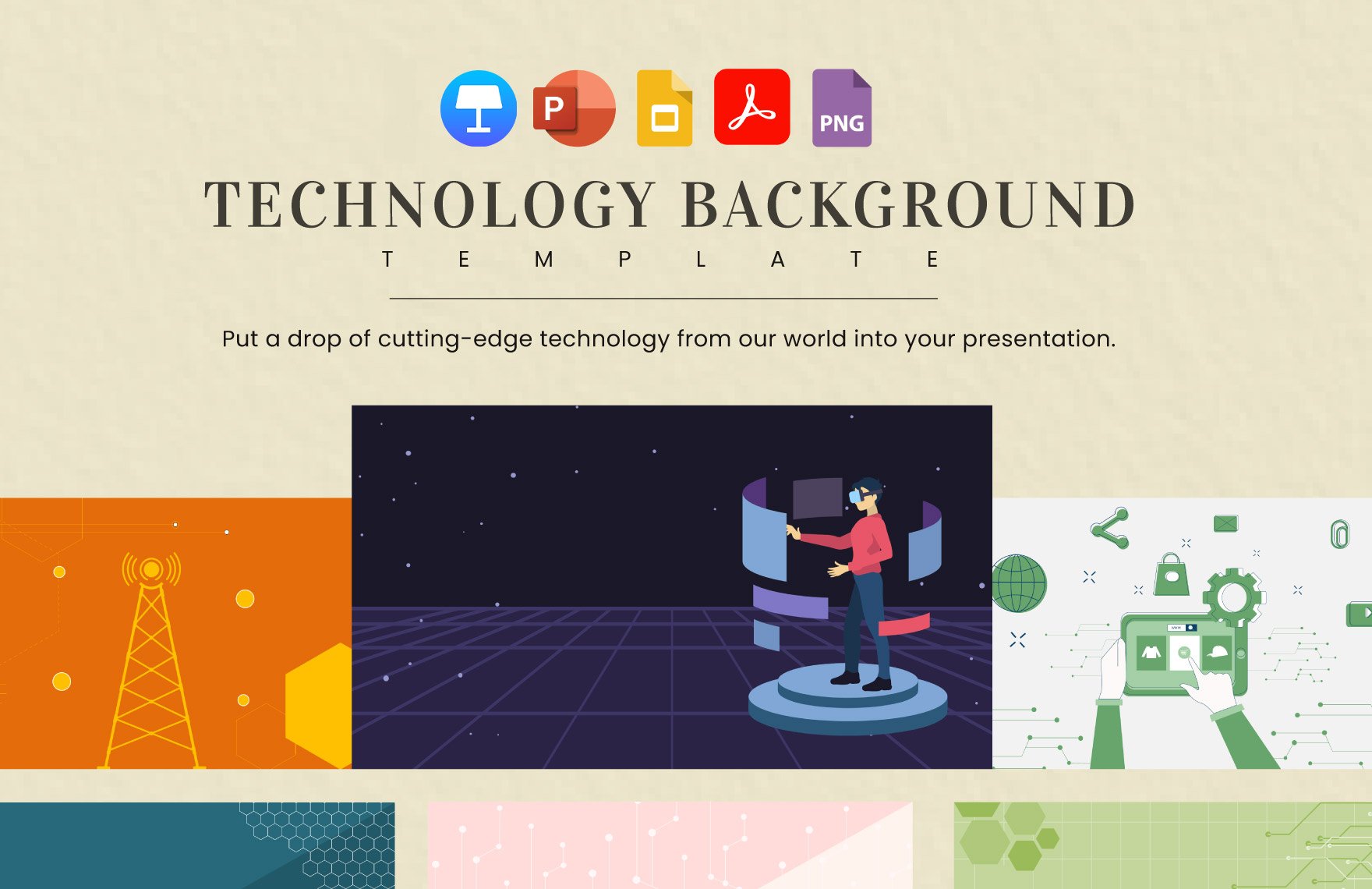 Technology Background Template