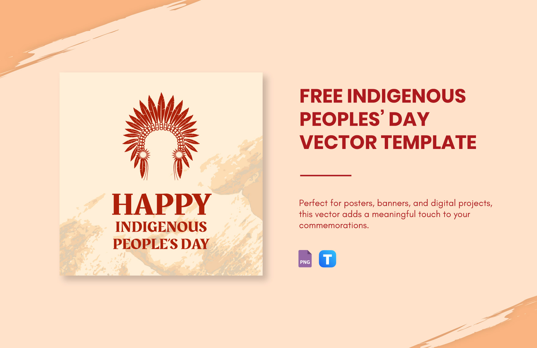 Free Indigenous Peoples' Day Vector