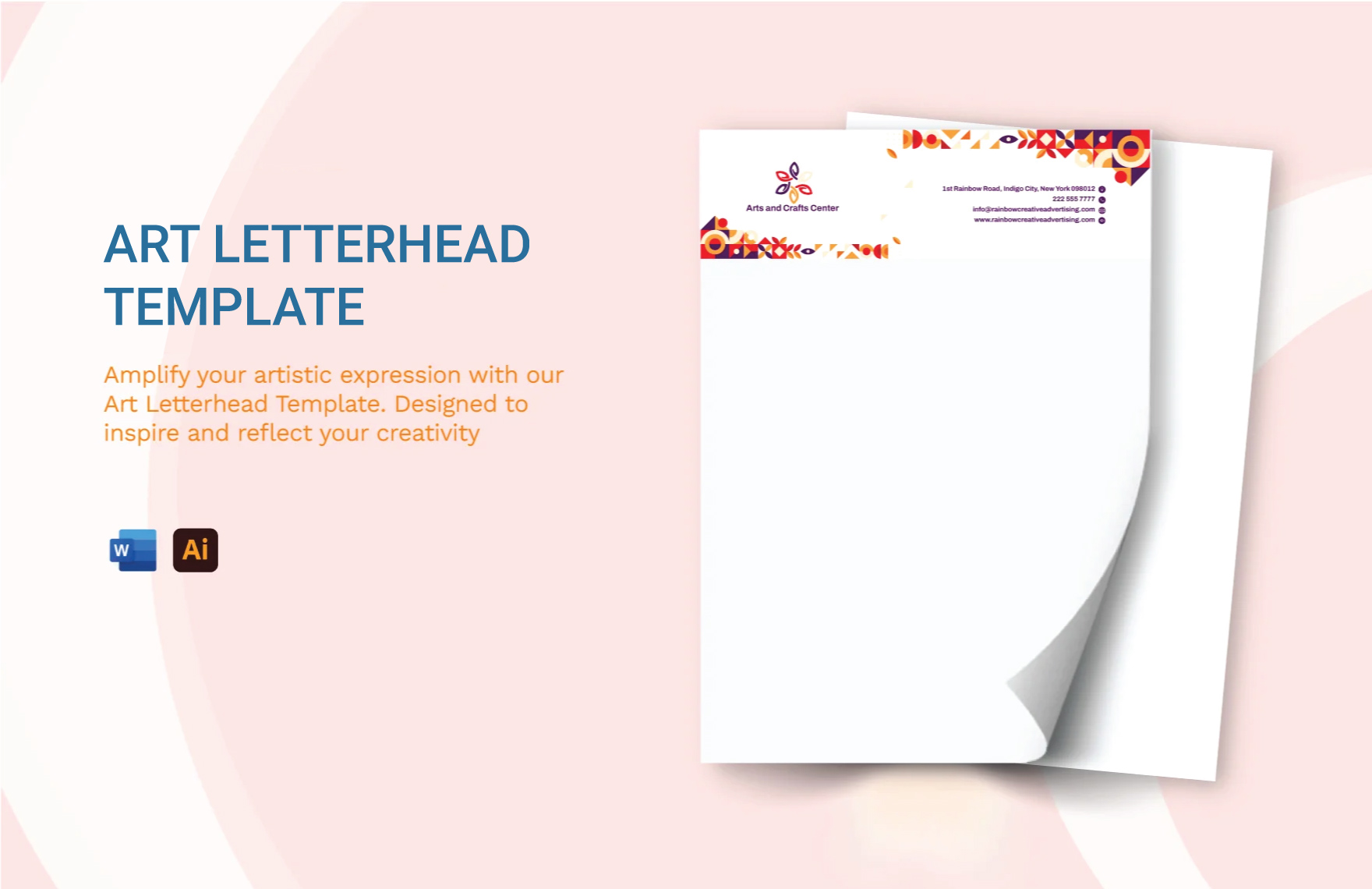 Editable Personal Letterhead Templates in Adobe PDF to Download