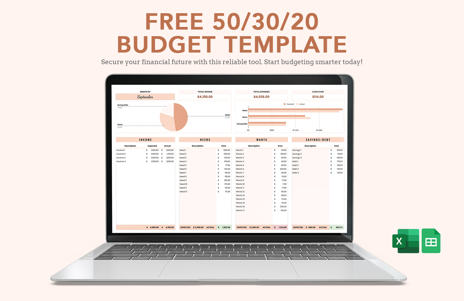 FREE Simple Budget Template Download in Word Google Docs Excel PDF