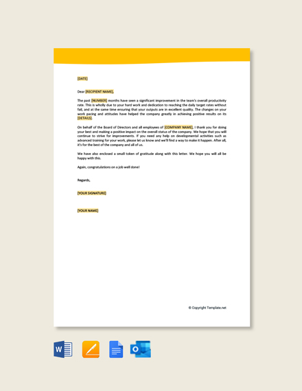 FREE Closing Business Letters to Employees Template - Word | Google ...