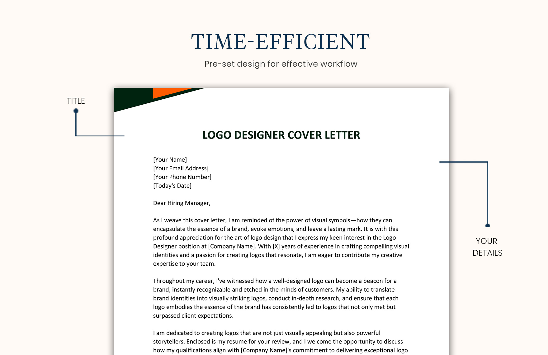 Logo Designer Cover Letter