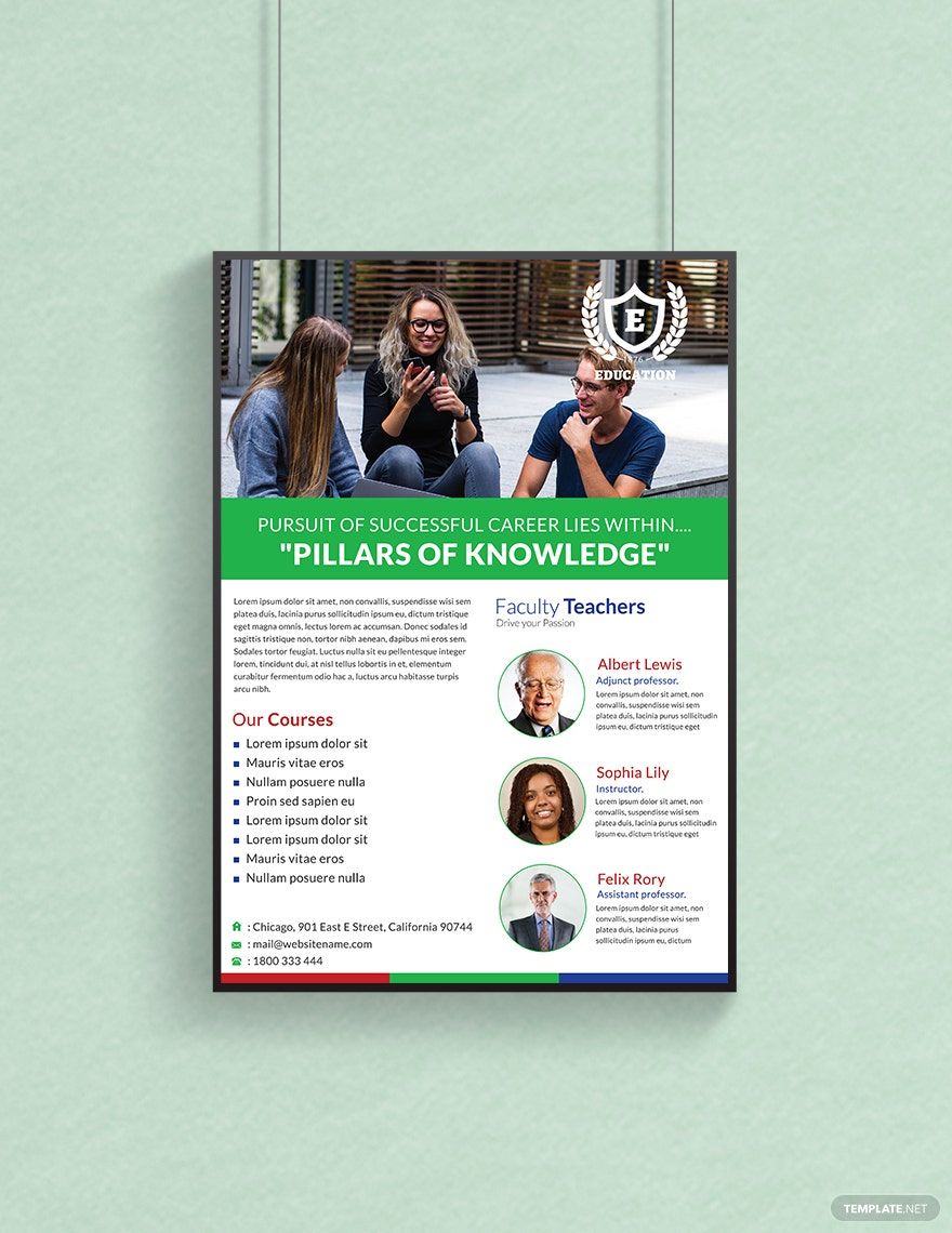 Education Poster Template