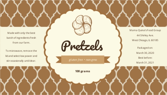 Product Label Template In Illustrator InDesign Word Apple Pages PSD 