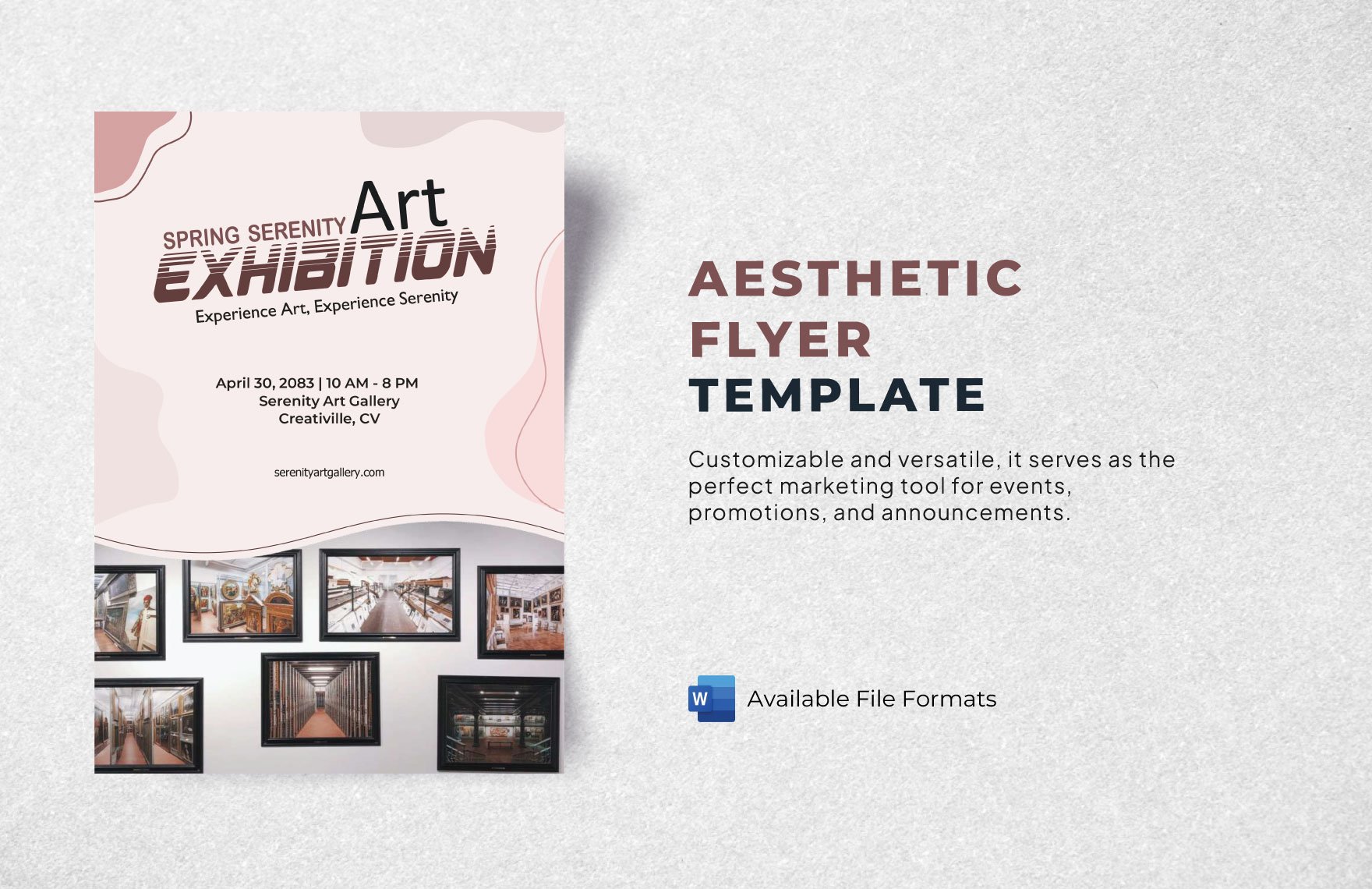 Aesthetic Flyer Template in Word