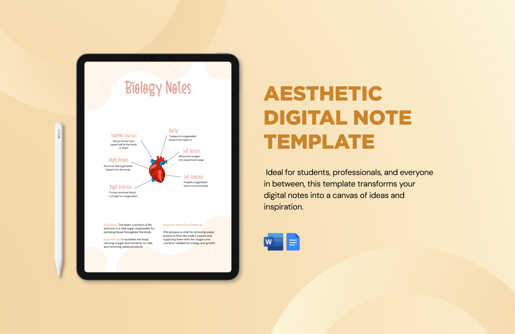 Aesthetic Digital Note Template in Word, Google Docs - Download | Template.net